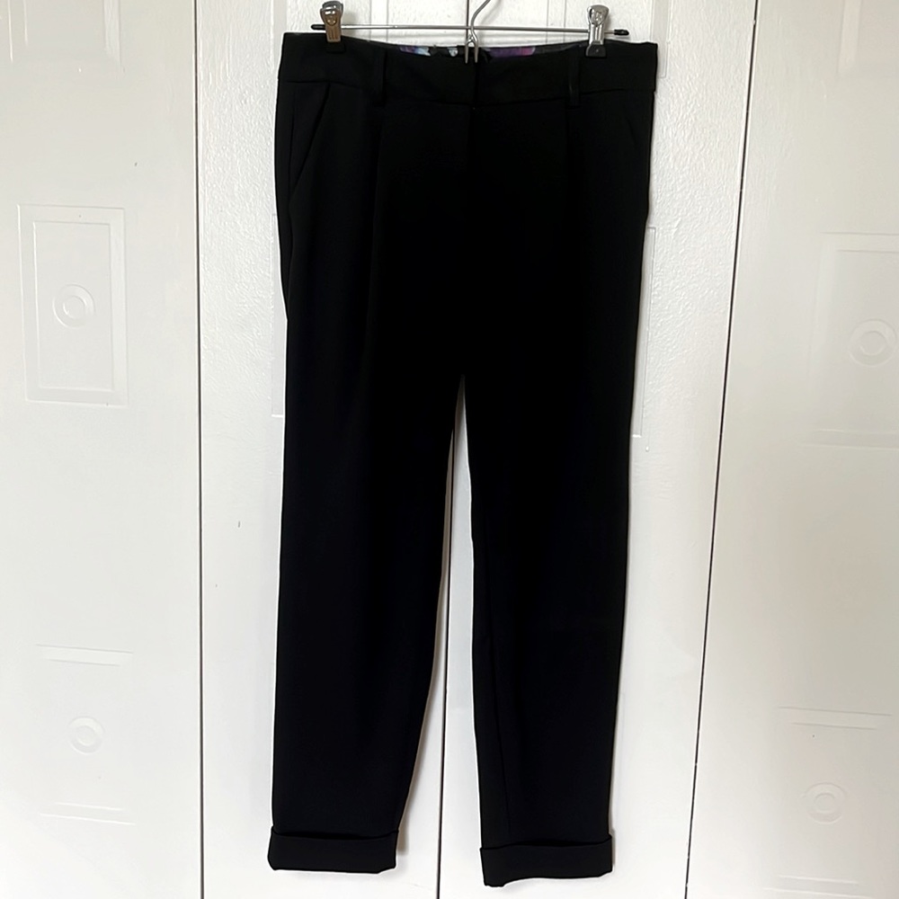Black Skinny Work Trousers